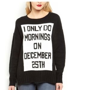 New Look Christmas Sweater Jumper Mornings 25 Dec